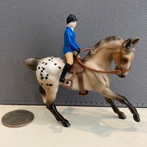 Breyer Stablemate Appaloosa with Rider
